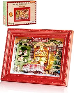 Rolife 3D Diorama Frame, Wall-Mounted Shadow Box & Dollhouse Display Cas...