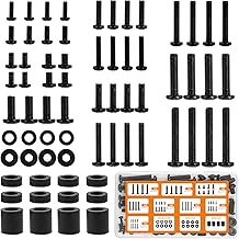 Universal TV Mounting Hardware Screw Kit Set with Box - M4 M5 M6 M8 Scre...