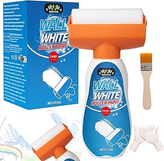 White Paint for Wall, 17.6 Floz Wall Touch Up Paint Ready-to-Use With Ro...