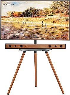 Tripod Easel TV Stand for 43 to 65 Inch LCD LED OLED Screen, Height Adju...