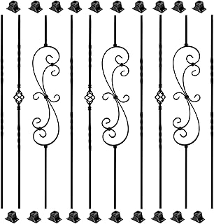 10 Pack Wrought Iron Balusters, 1/2