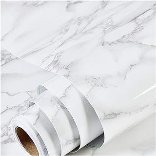 Marble Peel and Stick Wallpaper Granite Wall Paper for Old Furniture Sel...