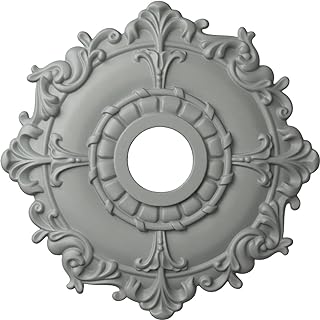 Ekena Millwork CM18RL 18-Inch OD x 3 1/2-Inch ID x 1 1/2-Inch Riley Ceil...