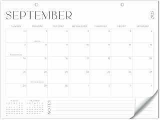 Aesthetic 2025-2026 Desk Calendar - Runs From June 2025 Until December 2...