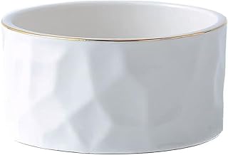 Paper Clip Holder Ceramic Round Paper Clips Dispenser for Desk Cute,Gold...