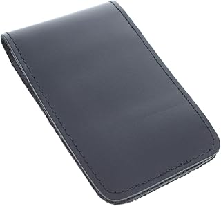 Minimalist 3x5 Leather Memo Pad Cover Notepad Holder Police Gear, Smooth...