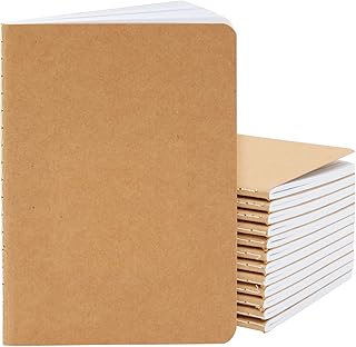 Paper Junkie Notebook Pack - A6 (4 x 6 In), Kraft Paper, 12-Pack, Lined ...