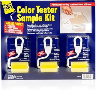 FoamPRO 122, Color Tester Value Pack of 12 - Paint Sample Kit for Testin...