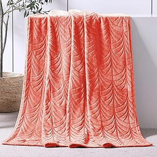 Whale Flotilla Flannel Fleece Throw Blanket for Couch, Soft Fluffy Velve...