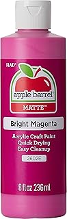 Apple Barrel Acrylic Paint in Assorted Colors (8 oz), K2602 Bright Magen...