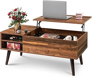 WLIVE Lift Top Coffee Table for Living Room,Small Coffee Table with Stor...