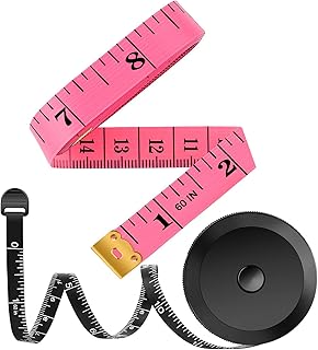 iBayam 2 Pack Tape Measure Measuring Tape for Body Fabric Sewing Tailor ...