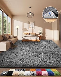 Ophanie Area Rugs for Living Room Bedroom, Upgrade Non-Slip Fluffy Soft ...