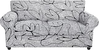 SearchI Stretch Sofa Cover Printed Couch Cover, Floral Pattern 3 Pieces ...