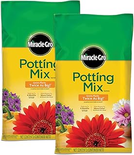 Miracle-Gro Potting Mix, For Container Plants, Flowers, Vegetables, Shru...