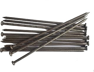 Landscape Stakes Metal Landscape Edging Anchoring Spikes, 10-Inch Length...