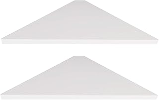 evron Corner Mounting Shelf Set of 2 – Easy to Install Floating Wall She...