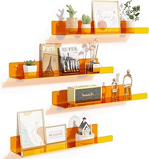 upsimples Acrylic Shelves for Wall Decor, 15