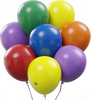 AFTERLOON® Biodegradable Balloons 24 pcs Assorted 12 Inch, Matte Color T...