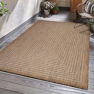 Adiva Rugs Outdoor Indoor Area Rug, Weather Resistant, Easy to Clean, St...
