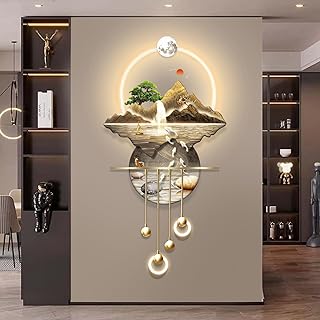 LED Light Decor Wall Art, 3D Art Wall Decor with Light, Decors Walls Scu...