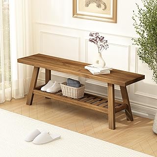 Reclaimed Solid Wood Bench-43.3