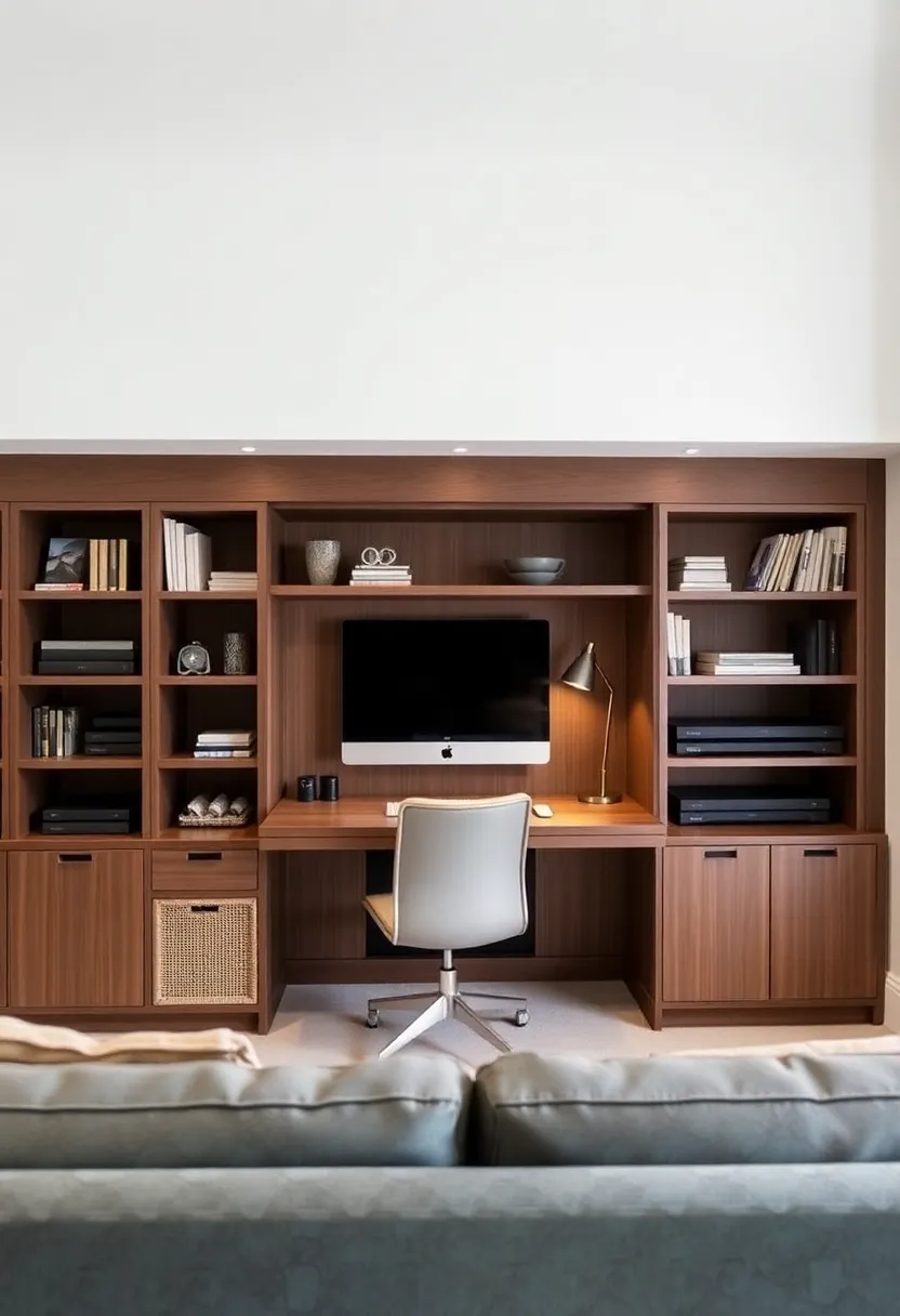 25+ Creative Ideas for Chimney Breast Living Room Design 18 25+ Creative Ideas for Chimney Breast Living Room Design - 18. Create a Multi-Functional Space