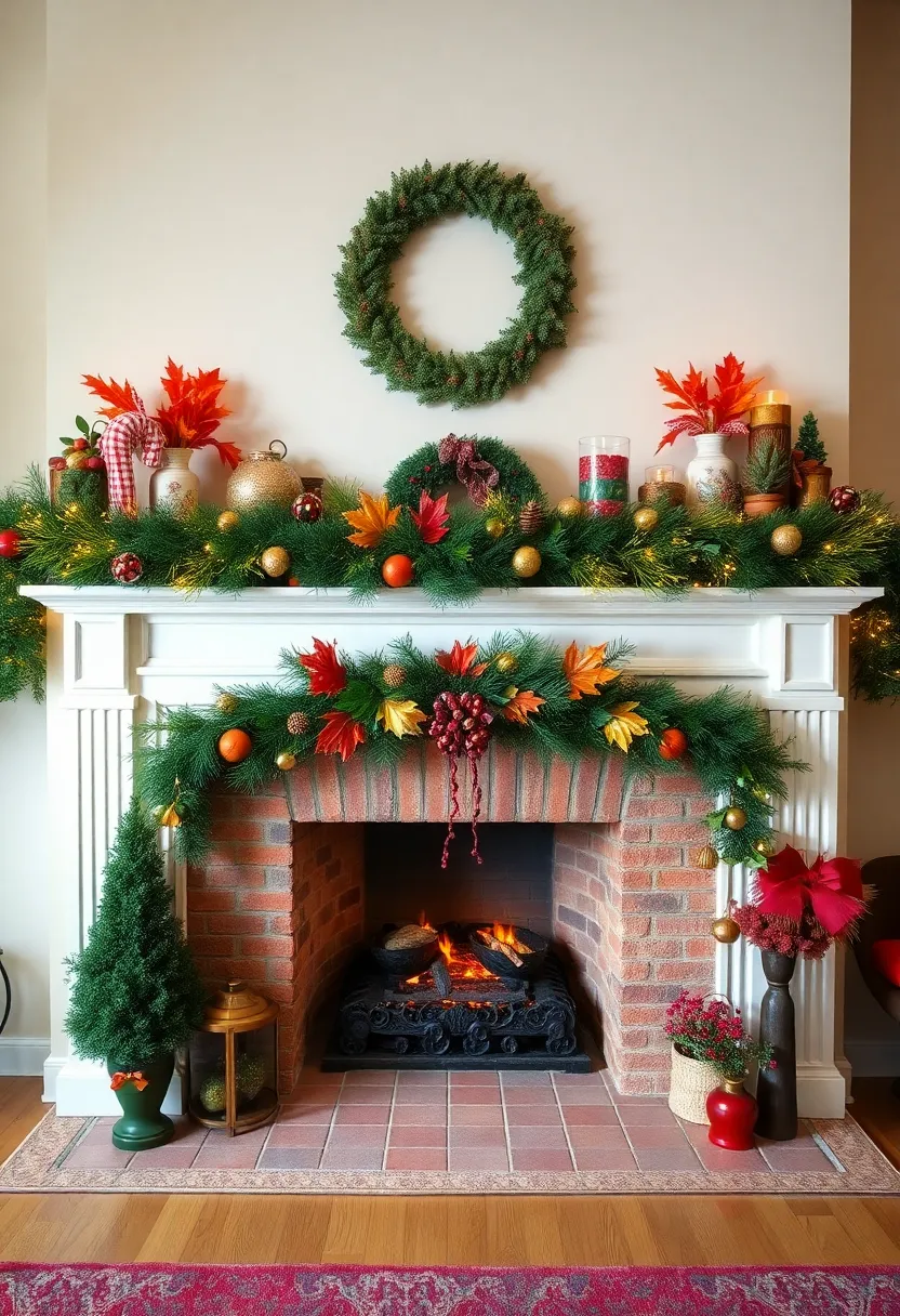 25+ Creative Ideas for Chimney Breast Living Room Design 23 25+ Creative Ideas for Chimney Breast Living Room Design - 23. Create a Seasonal Decor Space