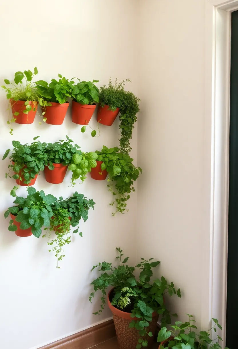 25+ Clever Alcove Ideas for Living Room Storage and Decor - 24. Indoor Herb Garden