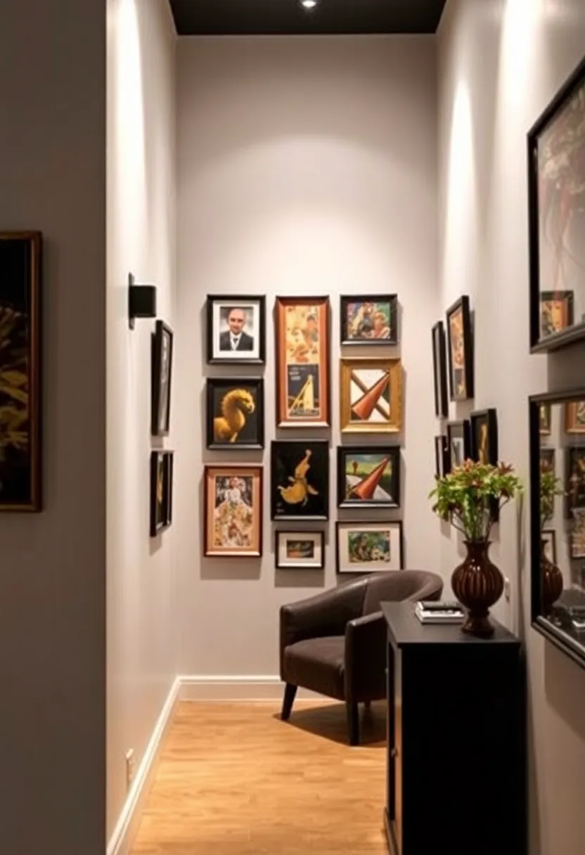 25+ Clever Alcove Ideas for Living Room Storage and Decor - 5. Alcove for Art Display