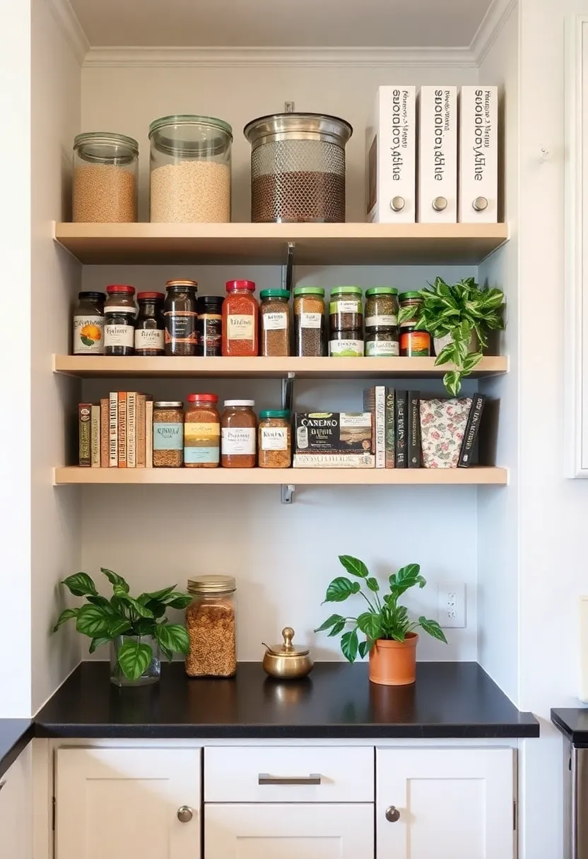 25+ Clever Alcove Ideas for Living Room Storage and Decor - 8. Alcove Pantry for Small Kitchens