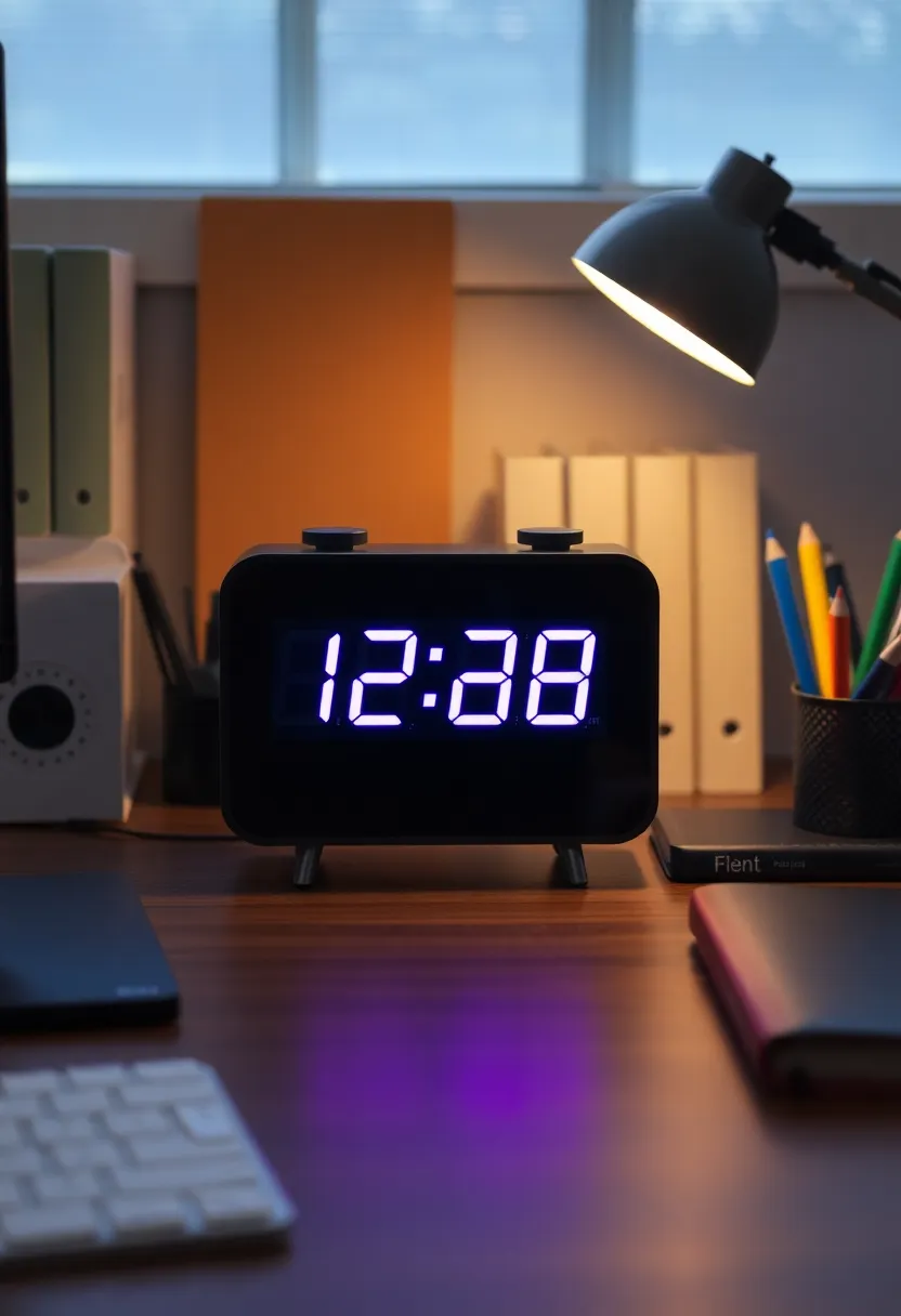 25+ Desk Organization Ideas to Boost Focus and Productivity - 25. Time Management Tools