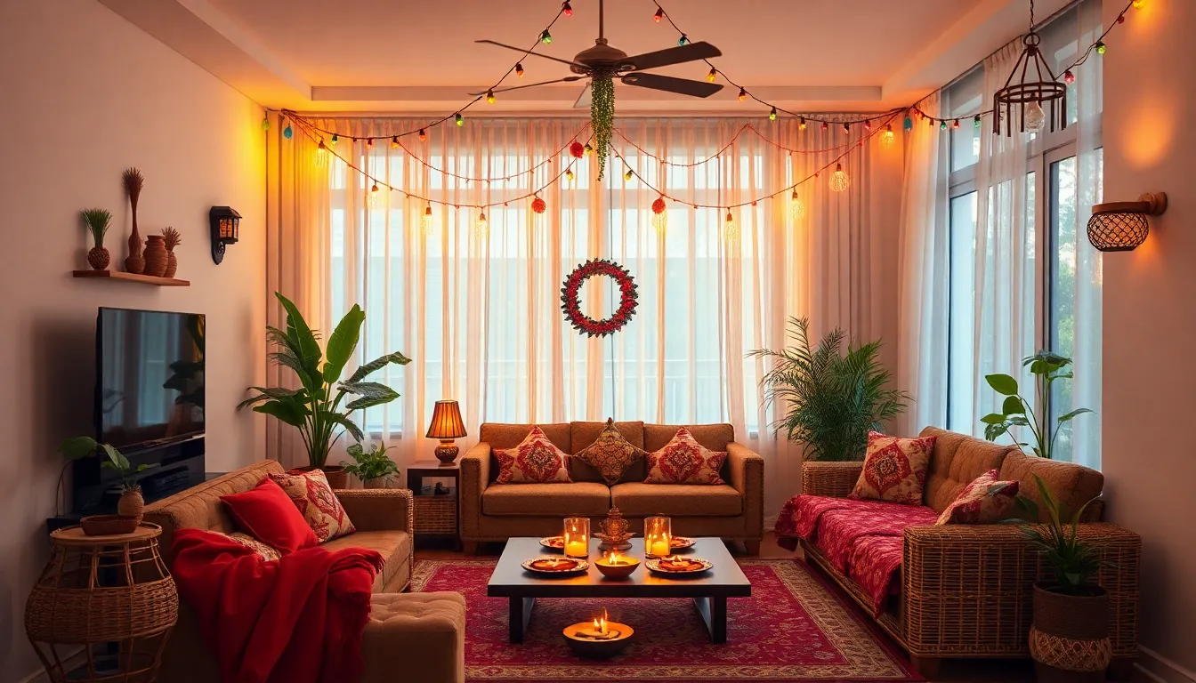 25+ Diwali Decoration Ideas for Living Room to Brighten Up Your Festive Space