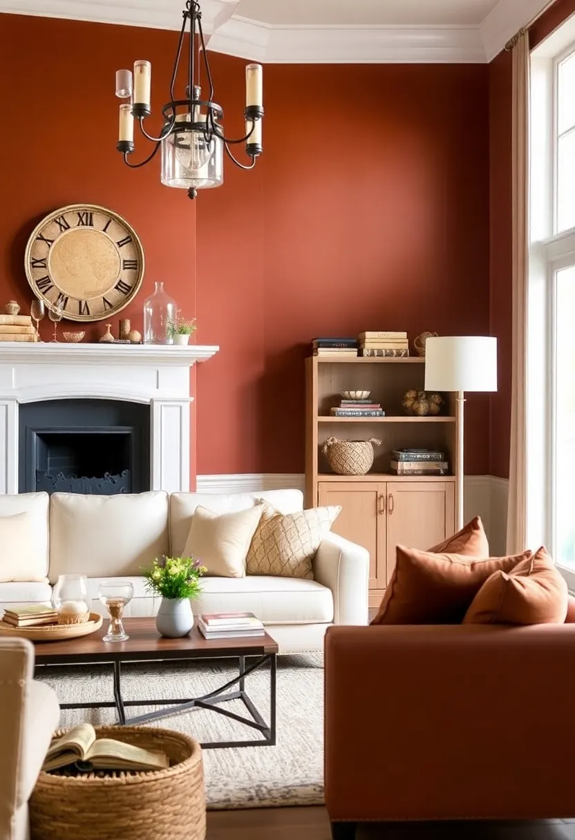 25+ Dulux Paint Ideas for Living Room Color Inspiration - 25. Burnt Sienna for Rich Warmth