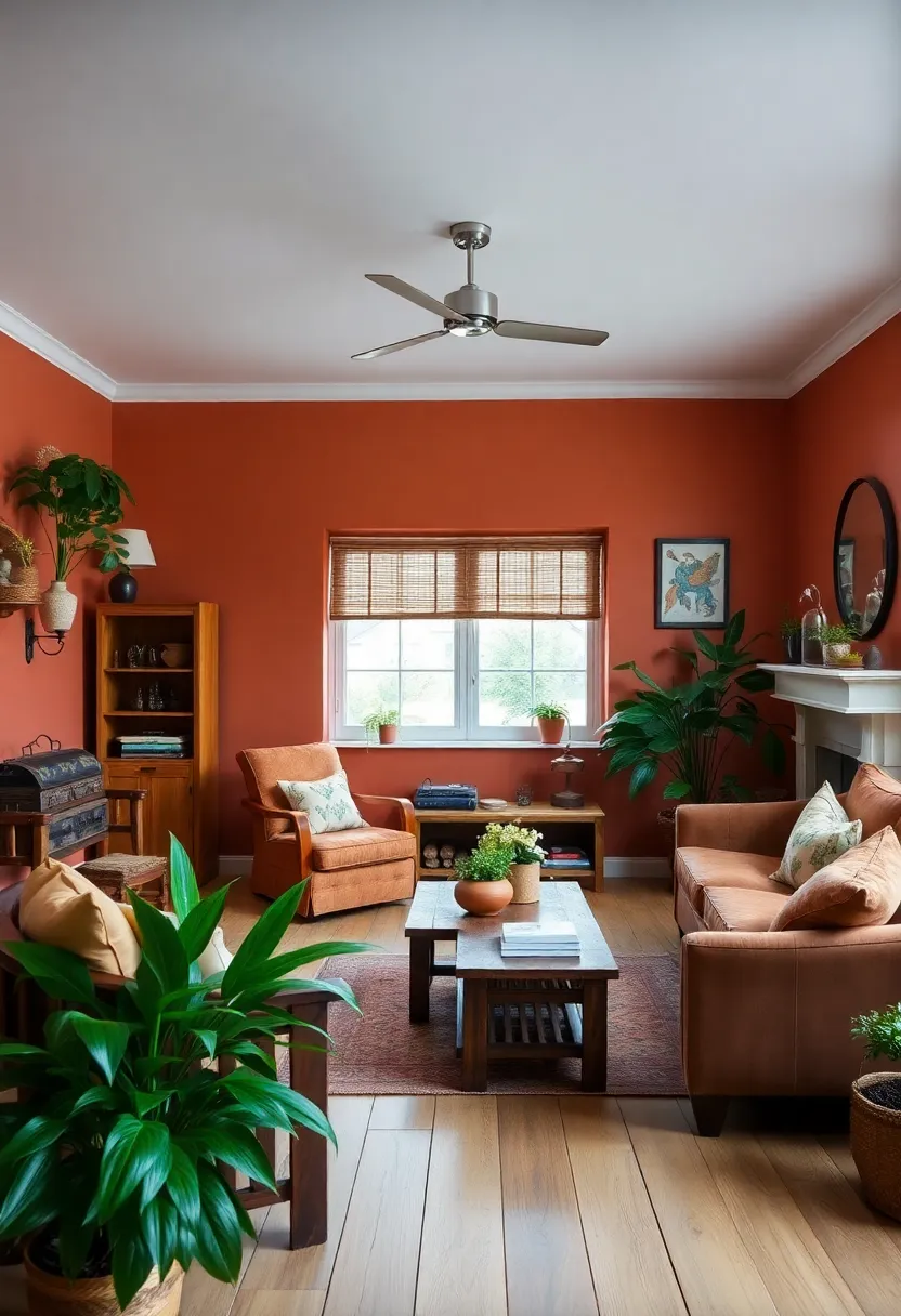 25+ Dulux Paint Ideas for Living Room Color Inspiration - 4. Warm Terracotta for Earthy Comfort
