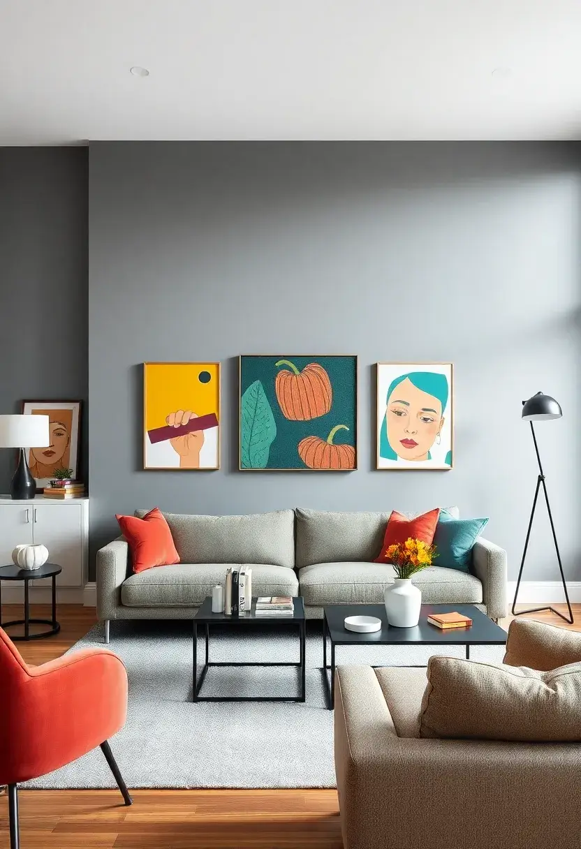 25+ Dulux Paint Ideas for Living Room Color Inspiration - 5. Stylish Gray for Modern Minimalism