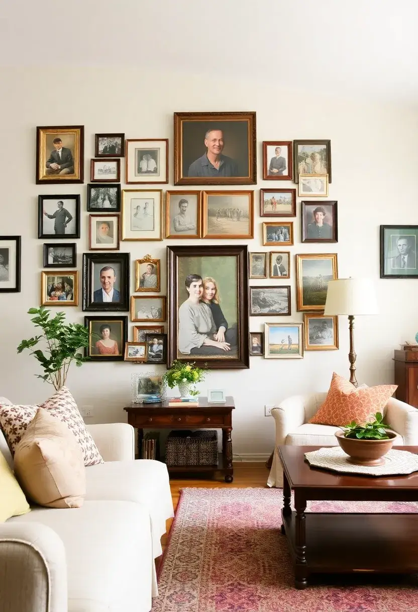 25+ Joanna Gaines Living Room Ideas for a Cozy Farmhouse Feel - 10. Personal Touches and Family Heirlooms