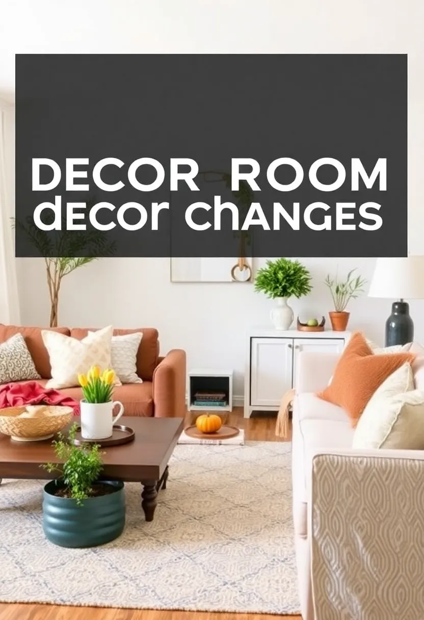 25+ Joanna Gaines Living Room Ideas for a Cozy Farmhouse Feel - 23. Seasonal Decor Changes