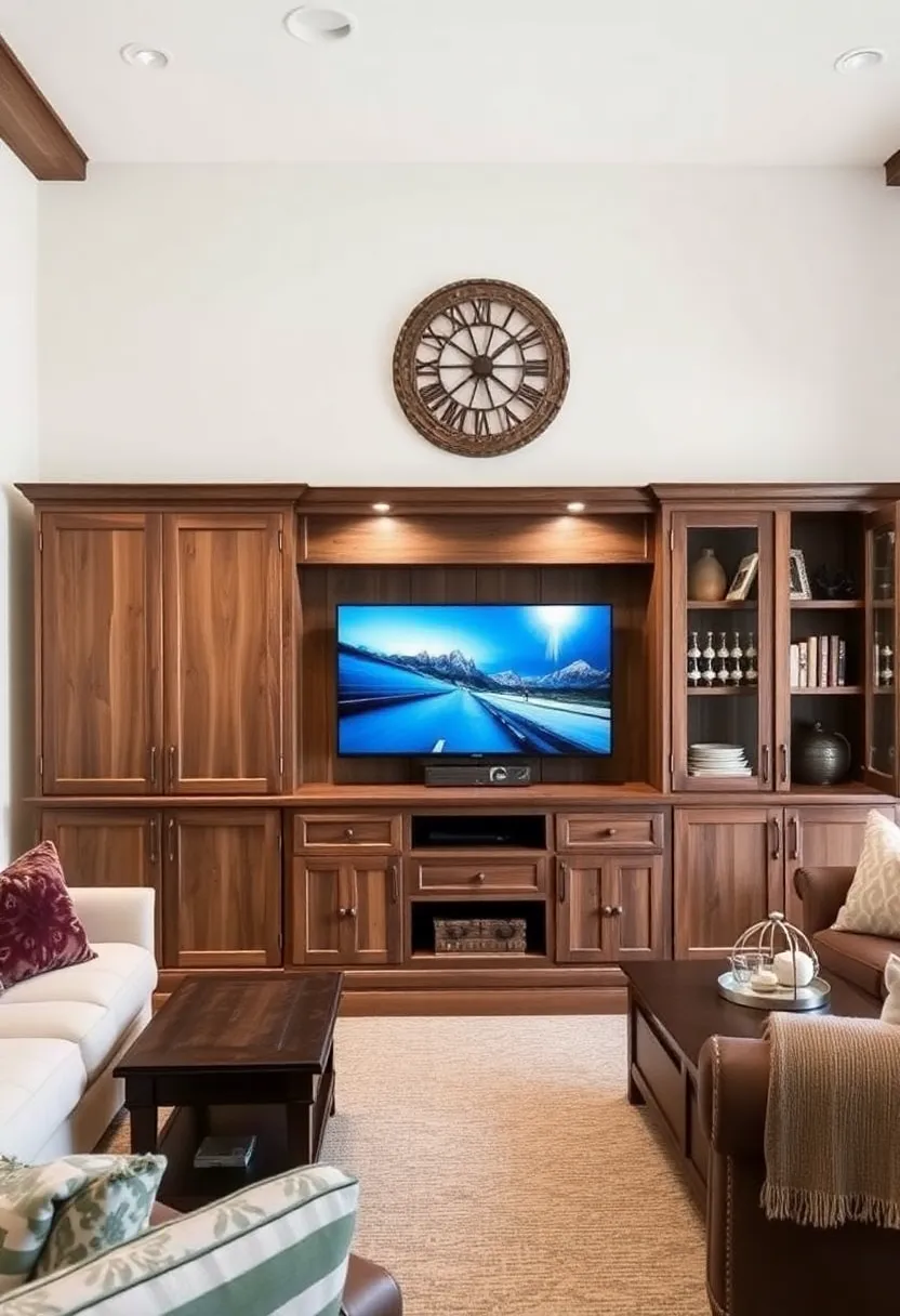 25+ Joanna Gaines Living Room Ideas for a Cozy Farmhouse Feel - 25. Integrating Technology Seamlessly