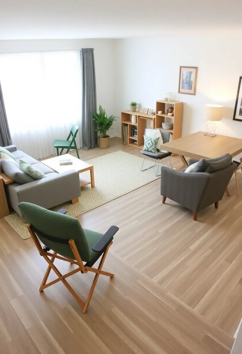 25+ Living Room Dining Room Combo Ideas for Open-Plan Spaces 151 25+ Living Room Dining Room Combo Ideas for Open-Plan Spaces - 23. Multi-Functional Spaces: Flexibility is Key