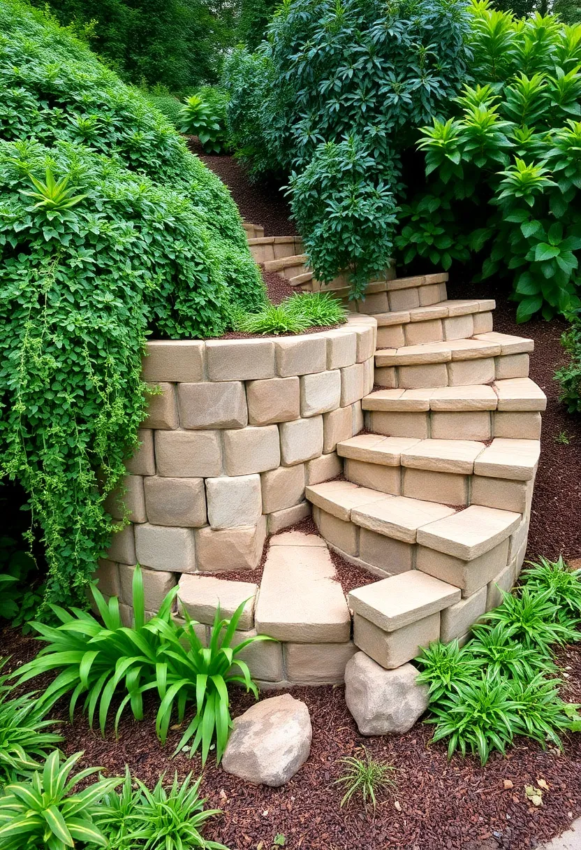 25+ Modern Retaining Wall Ideas for a Stunning Home Exterior 97 25+ Modern Retaining Wall Ideas for a Stunning Home Exterior - 15. Spiral Retaining Walls