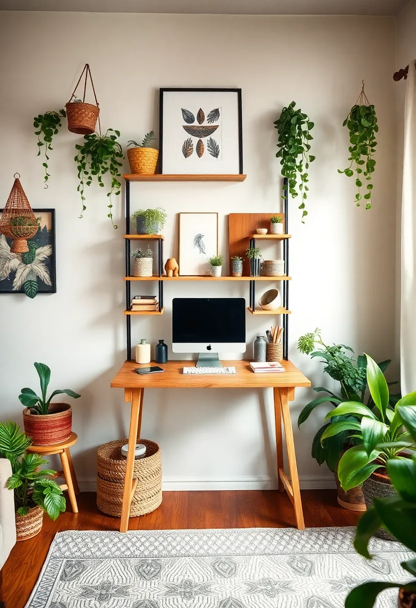 25+ Space-Saving Ideas to Decorate a Small Living Room with Style 22 25+ Space-Saving Ideas to Decorate a Small Living Room with Style - 4. Wall-Mounted Desks