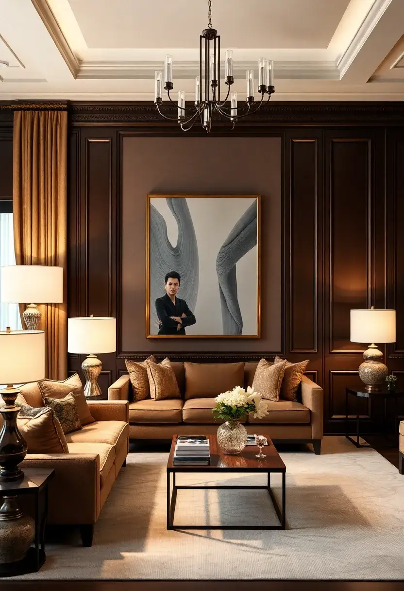 27+ Brilliant Lighting Ideas for Living Room with Low Ceiling You’ll Love - 17. Beautifully Designed Table Lamps