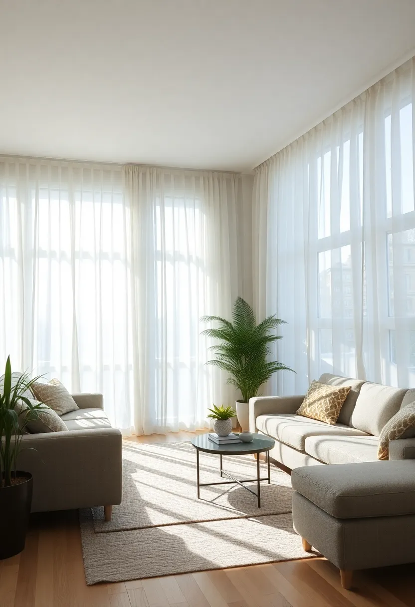 27+ Brilliant Lighting Ideas for Living Room with Low Ceiling You’ll Love - 21. Natural Light Solutions