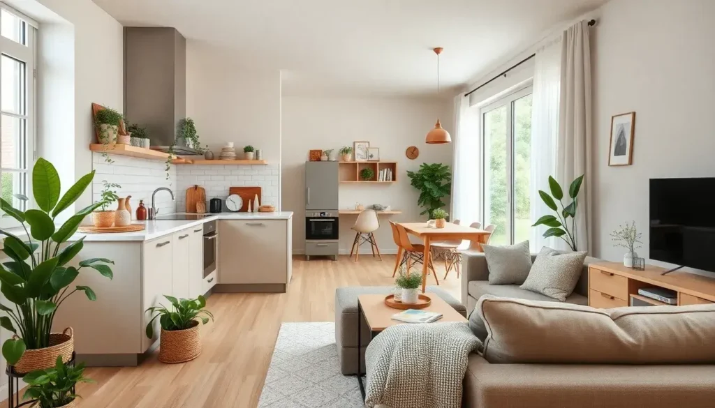 30+ Apartment Small Open Plan Kitchen Living Room Ideas That Work