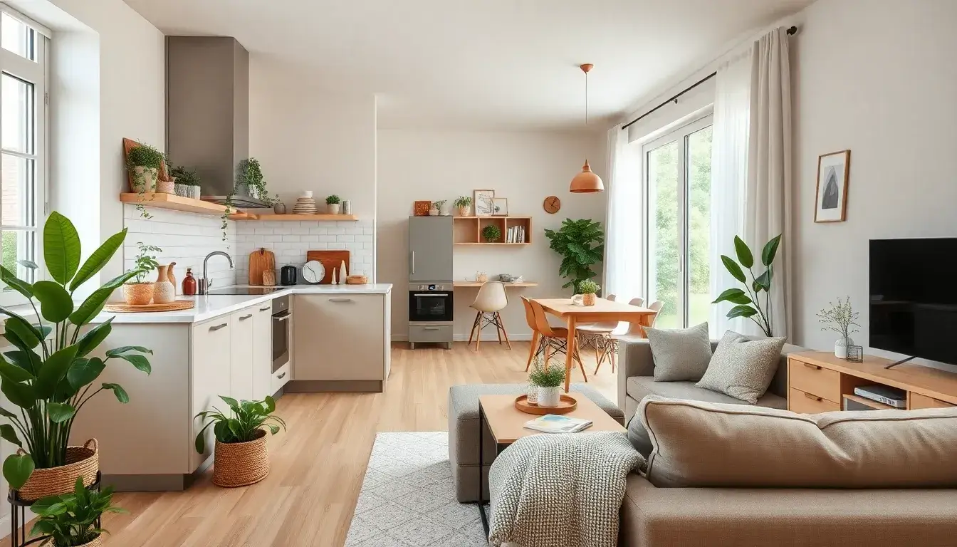 30+ Apartment Small Open Plan Kitchen Living Room Ideas That Work