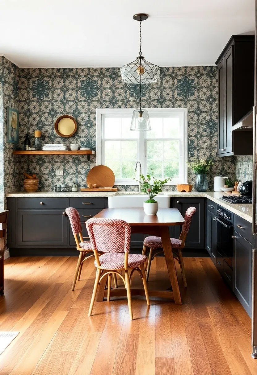 30+ Beautiful Kitchen Diner Living Room Ideas for Open Spaces - 11. Bold Tiles: Unique Flooring Choices