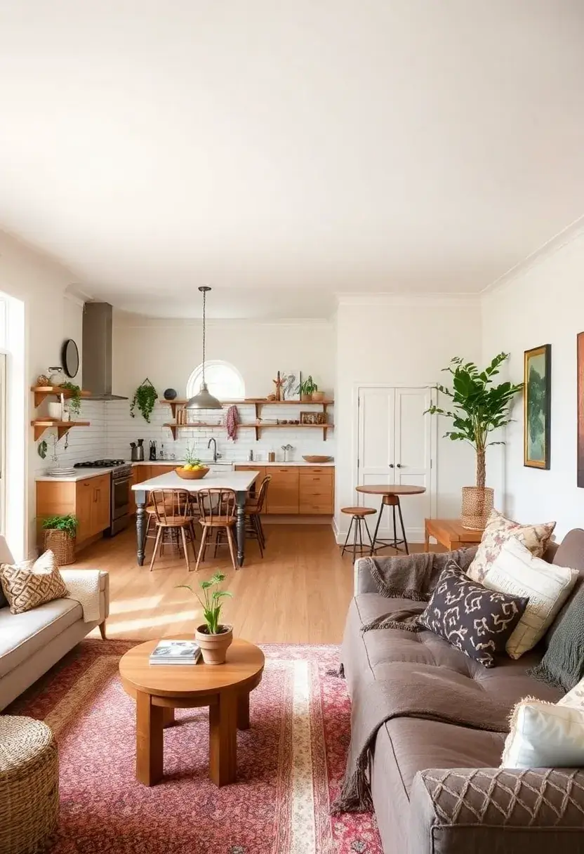 30+ Beautiful Kitchen Diner Living Room Ideas for Open Spaces - 12. Open Layout: Fluid Spaces