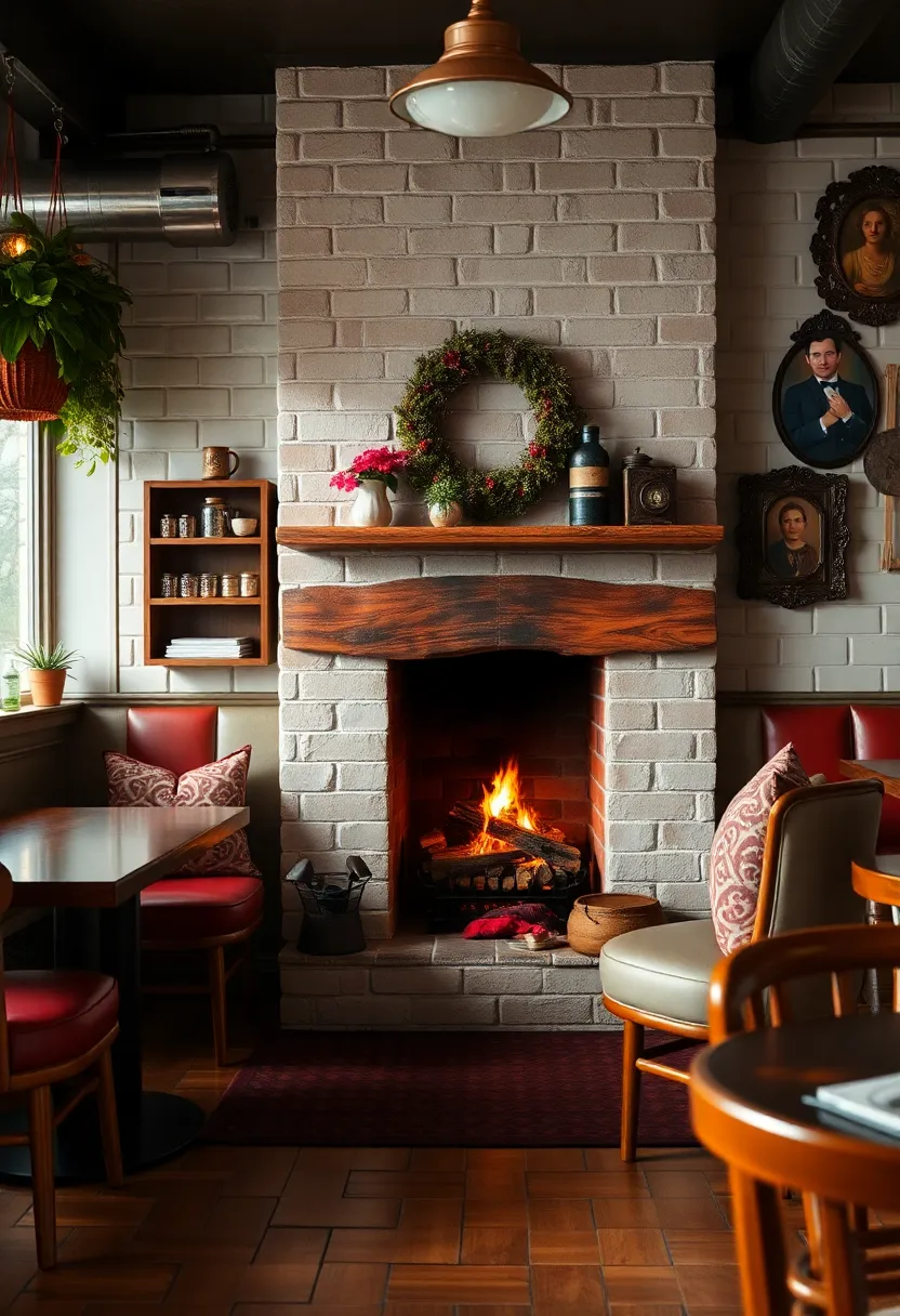 30+ Beautiful Kitchen Diner Living Room Ideas for Open Spaces - 18. Cozy Fireplace: A Warm Gathering Spot