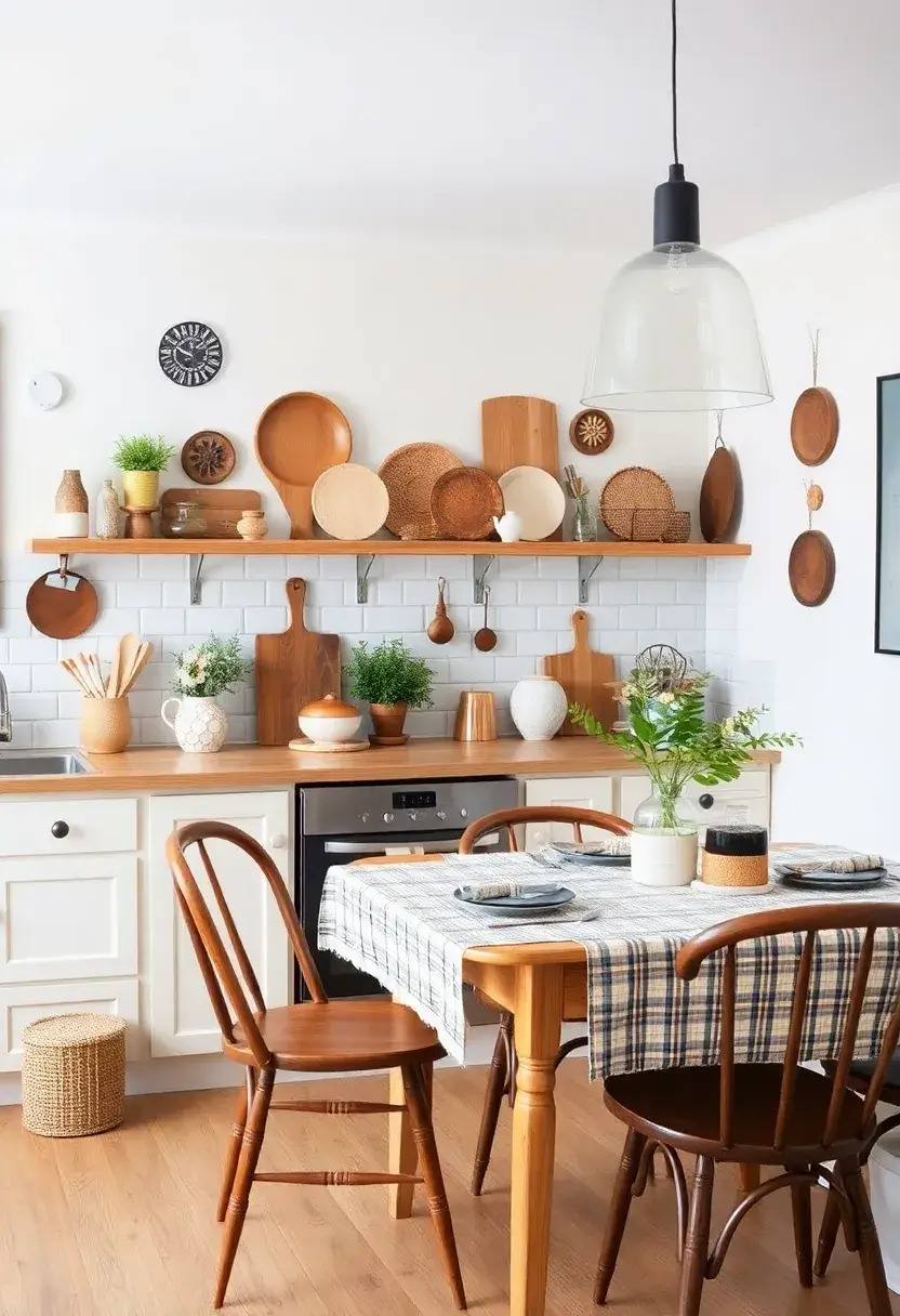 30+ Beautiful Kitchen Diner Living Room Ideas for Open Spaces - 20. Artisan Pieces: Handcrafted Decor